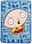 Family Guy Stewie Griffin "Mama" Raschel Throw Blanket | 45 x 60 Inches
