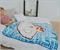 Family Guy Stewie Griffin "Mama" Raschel Throw Blanket | 45 x 60 Inches