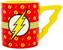 DC Comics The Flash Logo Ceramic Mug With Lightning Bolt Handle | Holds 20 Ounce