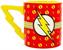 DC Comics The Flash Logo Ceramic Mug With Lightning Bolt Handle | Holds 20 Ounce