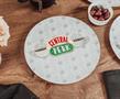 Friends Central Perk Logo 10-Inch Melamine Dinner Plates | Set of 4