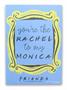 Friends You're the Rachel 5 x 7 Inch Wood Box Wall Sign