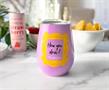 Friends How You Doin 10oz Double Wall Stainless Steel Stemless Tumbler w/ Lid