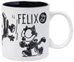 Felix the Cat Hand Drawn 20oz Wax-Resist Ceramic Mug