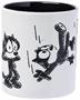 Felix the Cat Hand Drawn 20oz Wax-Resist Ceramic Mug