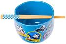 Felix the Cat the OG Felix Badges 20oz Ceramic Ramen Bowl with Chopsticks