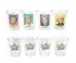 The Golden Girls "Thirsty Salty Extra Savage" 1.5-Ounce Mini Glasses | Set Of 4