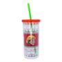 The Golden Girls Holiday Sweater Carnival Cup With Lid and Straw