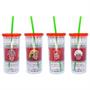 The Golden Girls Holiday Sweater Carnival Cup With Lid and Straw