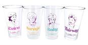 The Golden Girls Set of 4 Pint Glasses | Extra | Savage | Salty | Thirsty