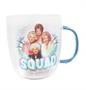 The Golden Girls Squad 14 Ounce Glitter Handle Glass Mug