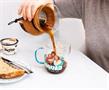 The Golden Girls Squad 14 Ounce Glitter Handle Glass Mug
