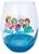 The Golden Girls "Stay Golden" Teardrop Stemless Wine Glass | Holds 20 Ounces