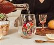 The Golden Girls Rainbow "Squad" Teardrop Stemless Wine Glass | Holds 20 Ounces