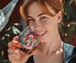 The Golden Girls Rainbow "Squad" Teardrop Stemless Wine Glass | Holds 20 Ounces