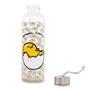 Sanrio Gudetama "Seriously, I Can't" Glass Water Bottle With Strap | 18 Ounces