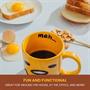 Sanrio Gudetama Face 20 Ounce Ceramic Mug