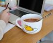 Gudetama Late Night Snack 24 Ounce Ceramic Bowl with Lid