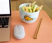 Sanrio Gudetama Top Ramen Japanese Dinner Set | 20-Ounce Ramen Bowl, Chopsticks