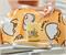 Sanrio Gudetama Sailing On Ramen Asian Ceramic Tea Cup | Holds 9 Ounces