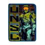 Halo UNSC Master Chief Micro Plush Fleece Throw Blanket | 50 x 60 Inches
