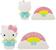 Sanrio Hello Kitty and Rainbow Ceramic Salt and Pepper Shaker Set
