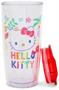 Sanrio Hello Kitty Tropical Plastic Travel Tumbler With Lid | Holds 20 Ounces