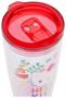 Sanrio Hello Kitty Tropical Plastic Travel Tumbler With Lid | Holds 20 Ounces