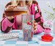 Sanrio Hello Kitty Tropical Plastic Travel Tumbler With Lid | Holds 20 Ounces