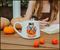 Sanrio Hello Kitty Pumpkin Candy Burglar Tapered Pottery Mug | Holds 14 Ounces