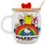Sanrio Hello Kitty and Friends Rainbow Glass Mug With Lid and Spoon