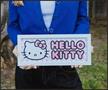 Sanrio Hello Kitty Pink 12 x 5 Inch Framed MDF Wall Art