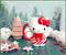 Sanrio Hello Kitty Candy Cane Dress 3D Sculpted Ceramic Mug | Holds 20 Ounces