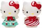 Sanrio Hello Kitty Holiday Dresses Ceramic Salt and Pepper Shaker Set