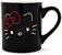 Sanrio Hello Kitty Black Outline Wax Resist Ceramic Mug | Holds 14 Ounces