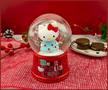 Sanrio Hello Kitty "Merry Holly Happy" Snow Globe | 6 Inches Tall