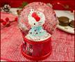 Sanrio Hello Kitty "Merry Holly Happy" Snow Globe | 6 Inches Tall