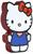 Sanrio Hello Kitty Classic Die-Cut Wooden Wall Art Sign