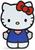Sanrio Hello Kitty Classic Die-Cut Wooden Wall Art Sign
