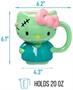 Sanrio Hello Kitty Frankenstein Costume 20 Ounce 3D Sculpted Ceramic Mug