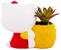 Sanrio Hello Kitty Pineapple Ceramic Mini Planter With Artificial Succulent