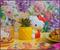 Sanrio Hello Kitty Pineapple Ceramic Mini Planter With Artificial Succulent