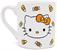 Sanrio Hello Kitty Candy Corn Wax Resist Ceramic Pottery Mug | Holds 14 Ounces