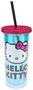 Sanrio Hello Kitty Polka Dots Carnival Cup With Lid and Straw | Holds 20 Ounces