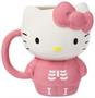 Sanrio Hello Kitty Pink Skeleton Costume 20 Ounce 3D Sculpted Ceramic Mug