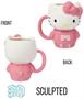 Sanrio Hello Kitty Pink Skeleton Costume 20 Ounce 3D Sculpted Ceramic Mug