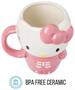 Sanrio Hello Kitty Pink Skeleton Costume 20 Ounce 3D Sculpted Ceramic Mug