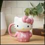 Sanrio Hello Kitty Pink Skeleton Costume 20 Ounce 3D Sculpted Ceramic Mug