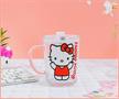 Sanrio Hello Kitty Red Outfit Glass Mug With Lid | Holds 14 Ounces