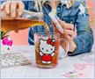 Sanrio Hello Kitty Red Outfit Glass Mug With Lid | Holds 14 Ounces